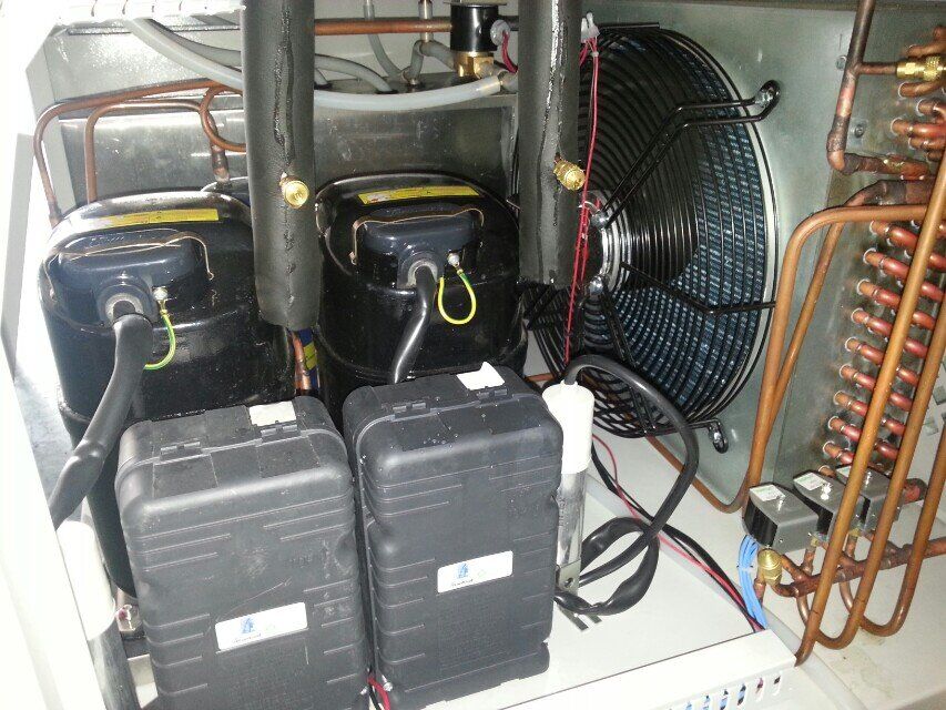 試驗(yàn)箱部分內(nèi)部示意圖
